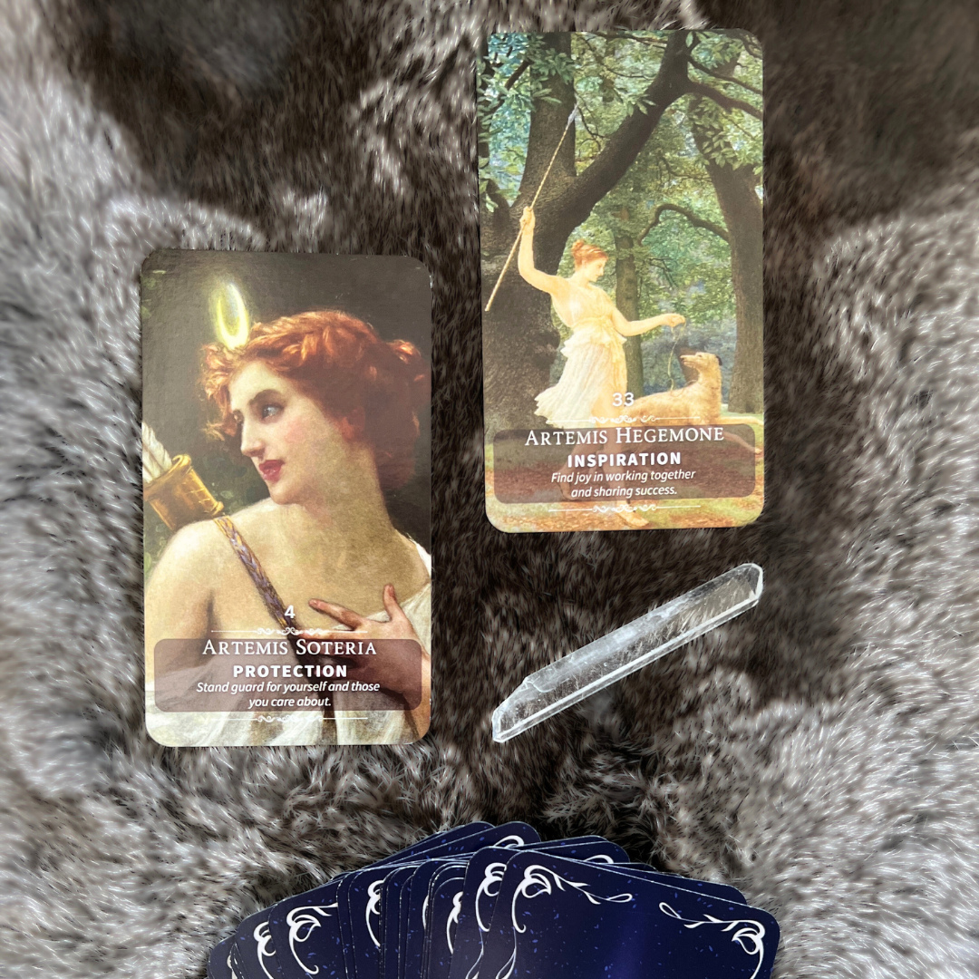 Wisdom of Artemis Oracle Deck & Guidebook Set