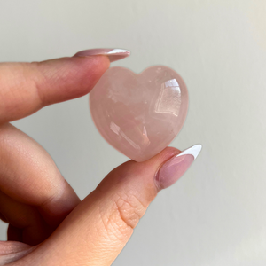 Rose Quartz Mini Heart