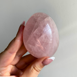 Rose Quartz Palmstone - Large