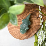 Green Aventurine Axolotl Carvings