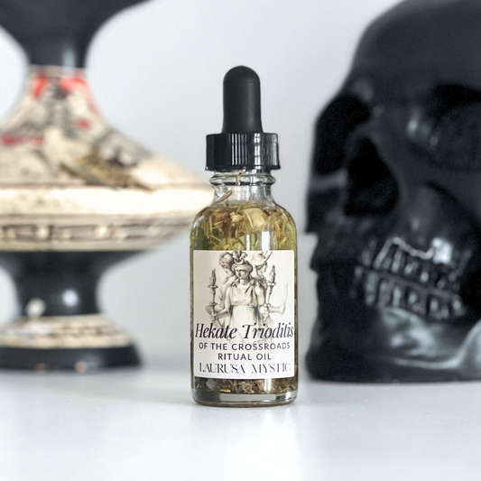 Hekate Trioditis, of the Crossroads Ritual Oil