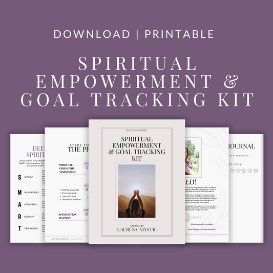 FREE Spiritual Empowerment & Goal Tracking Kit - Digital Download