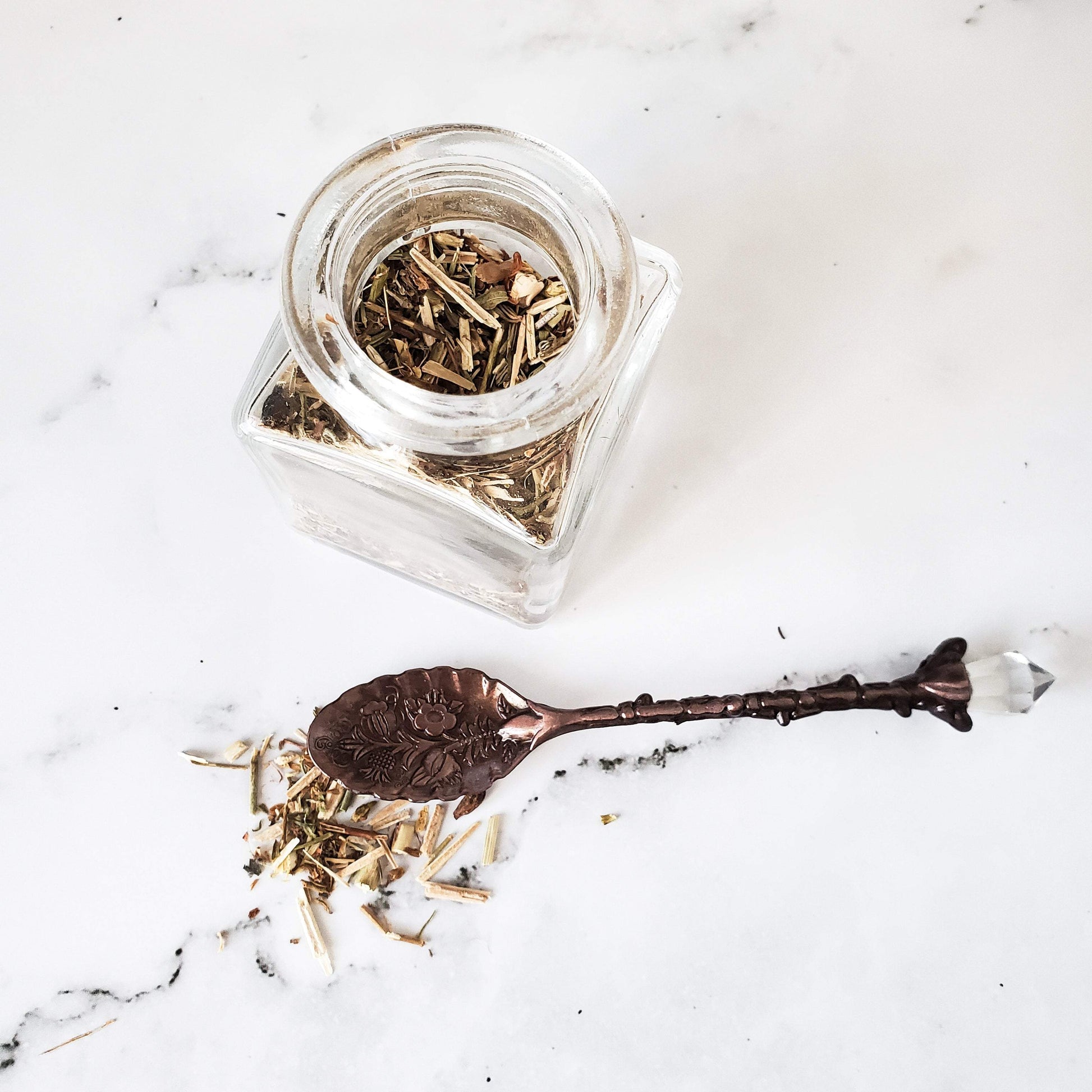 Faux Crystal Herb Spoon-Magical Items