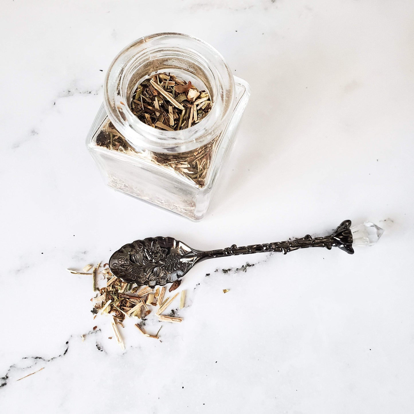 Faux Crystal Herb Spoon-Magical Items