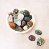 Ocean Jasper Tumble-Crystal,crystals,Tumbles