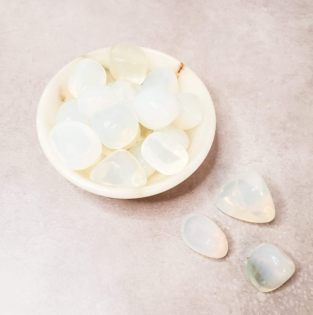 Opalite Tumble-Crystal,crystals,Tumbles